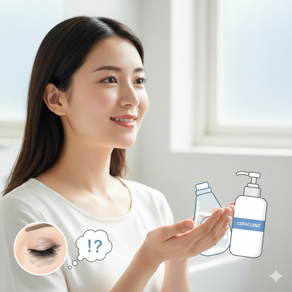 ベビーオイルを使ったオイル洗顔でアイメイクやマスカラは落ちる?落ちない？セラクレンズではどう？原因と対策を解説！